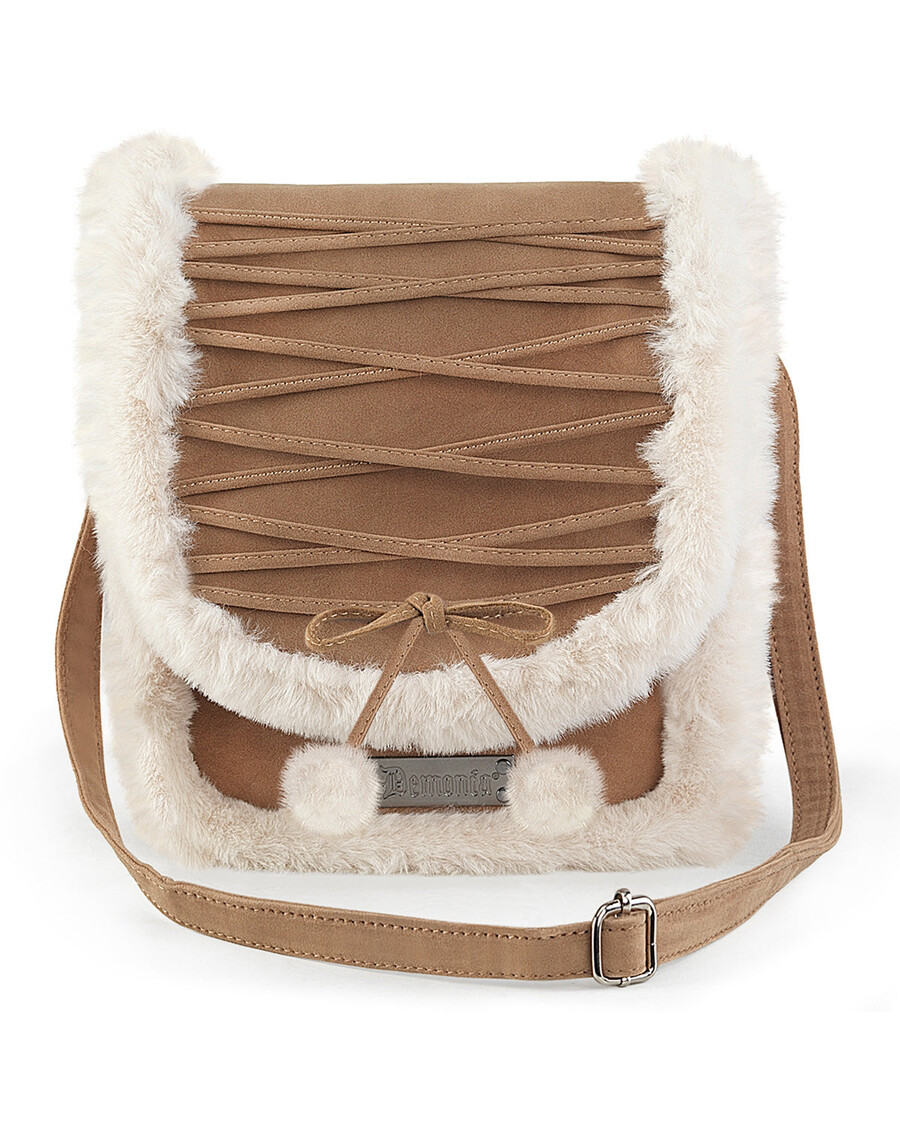 Crossbody Kabelka Démonia Kult Démonia Umělá Kožešina