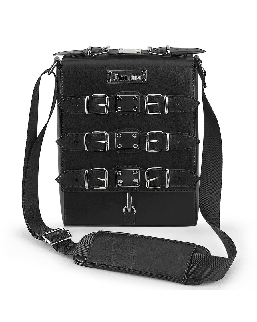 Demonia Cult Demonia Veganská Kožená Crossbody Kabelka