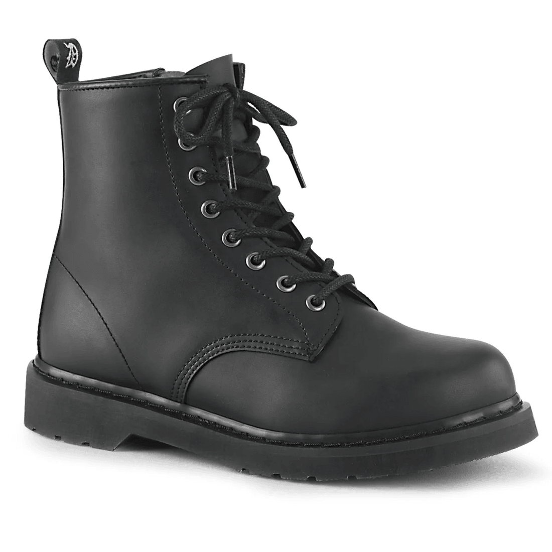 Demonia Cult Bolt-100 Black Vegan Leather