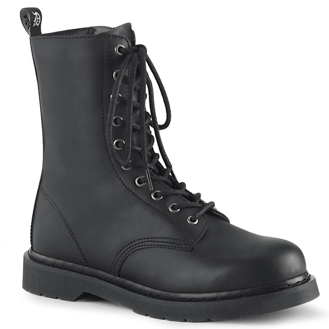Demonia Cult Bolt-200 Cuir Vegan Noir