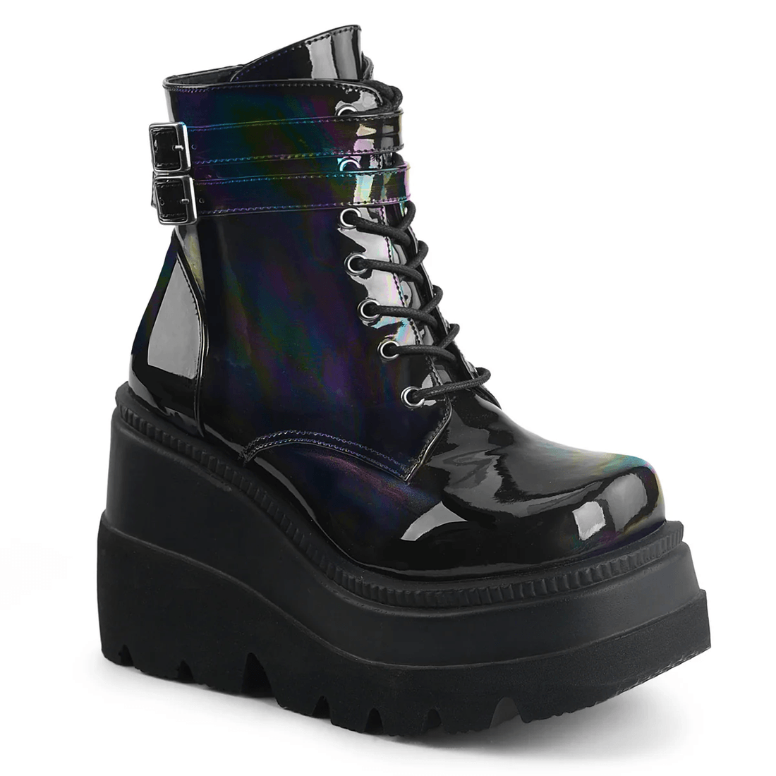 Demonia Cult Shaker-52 Black Hologram