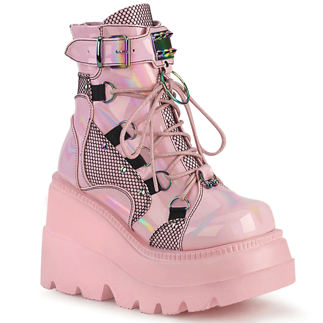 Demonia Cult Shaker-60 Baby Pink Hologram