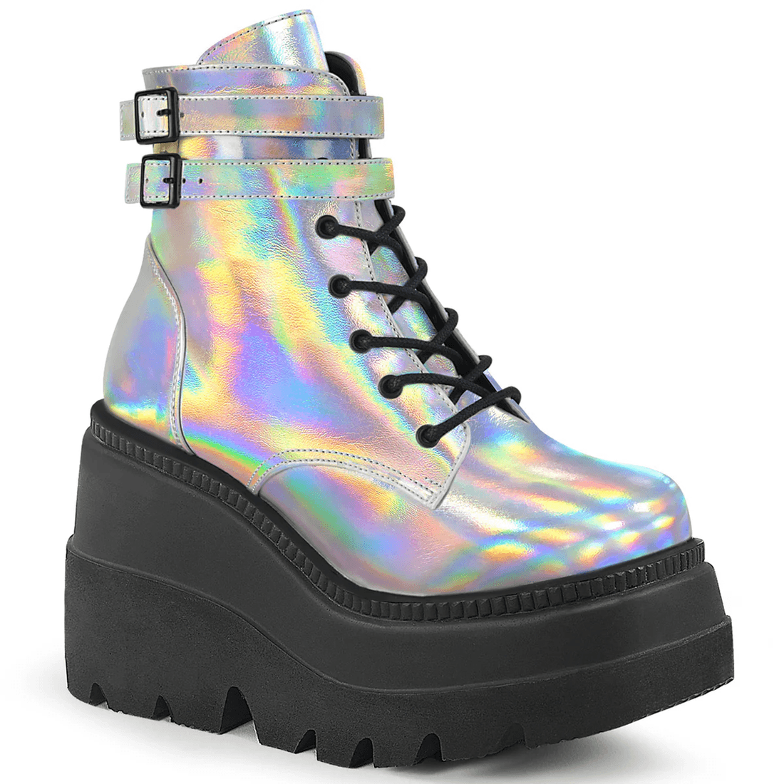 Demonia Cult Shaker-52 Silver Hologram