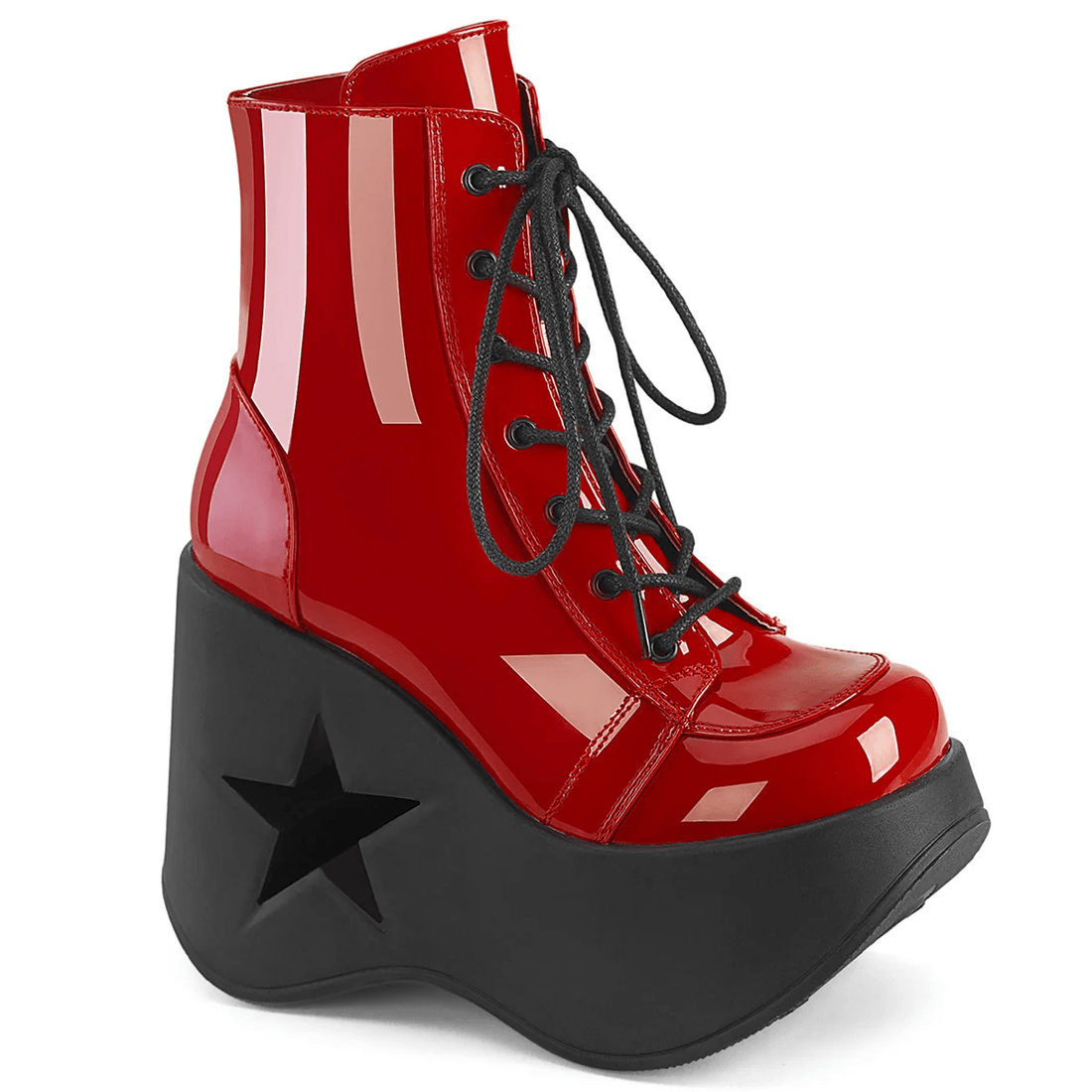 Demonia Cult Dynamite-106 Red Patent