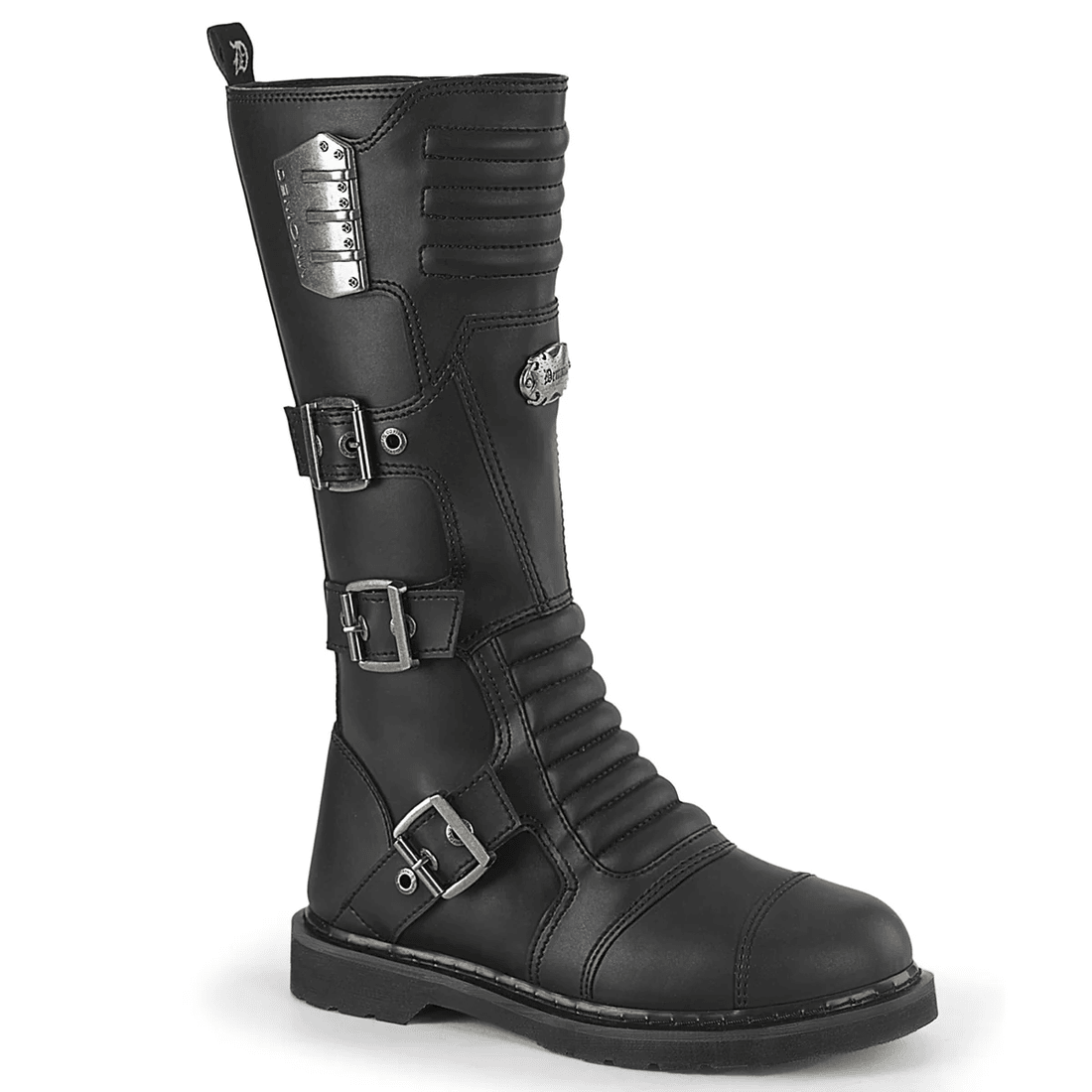 Demonia Cult Bolt-405 Cuir Vegan Noir