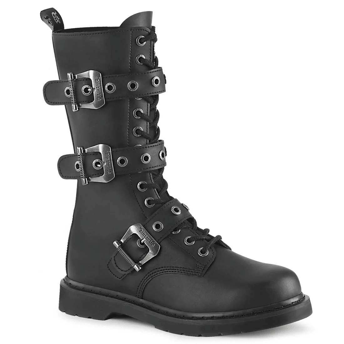 Demonia Cult Bolt-330 Black Vegan Leather