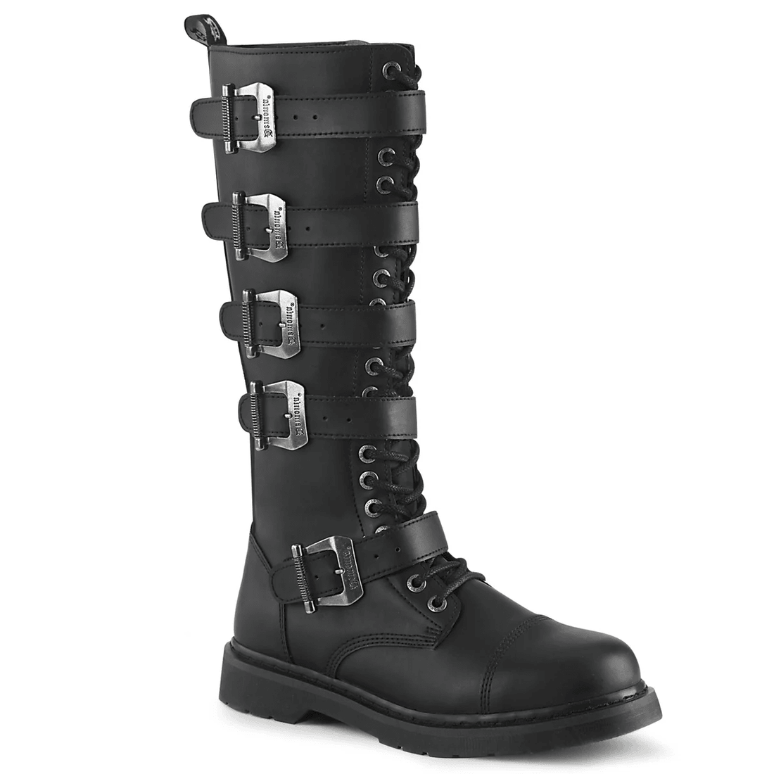 Demonia Cult Bolt-425 Black Vegan Leather
