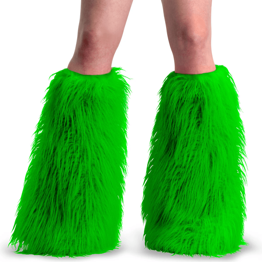 Demonia Cult Yeti-08 Neon Green Faux Fur