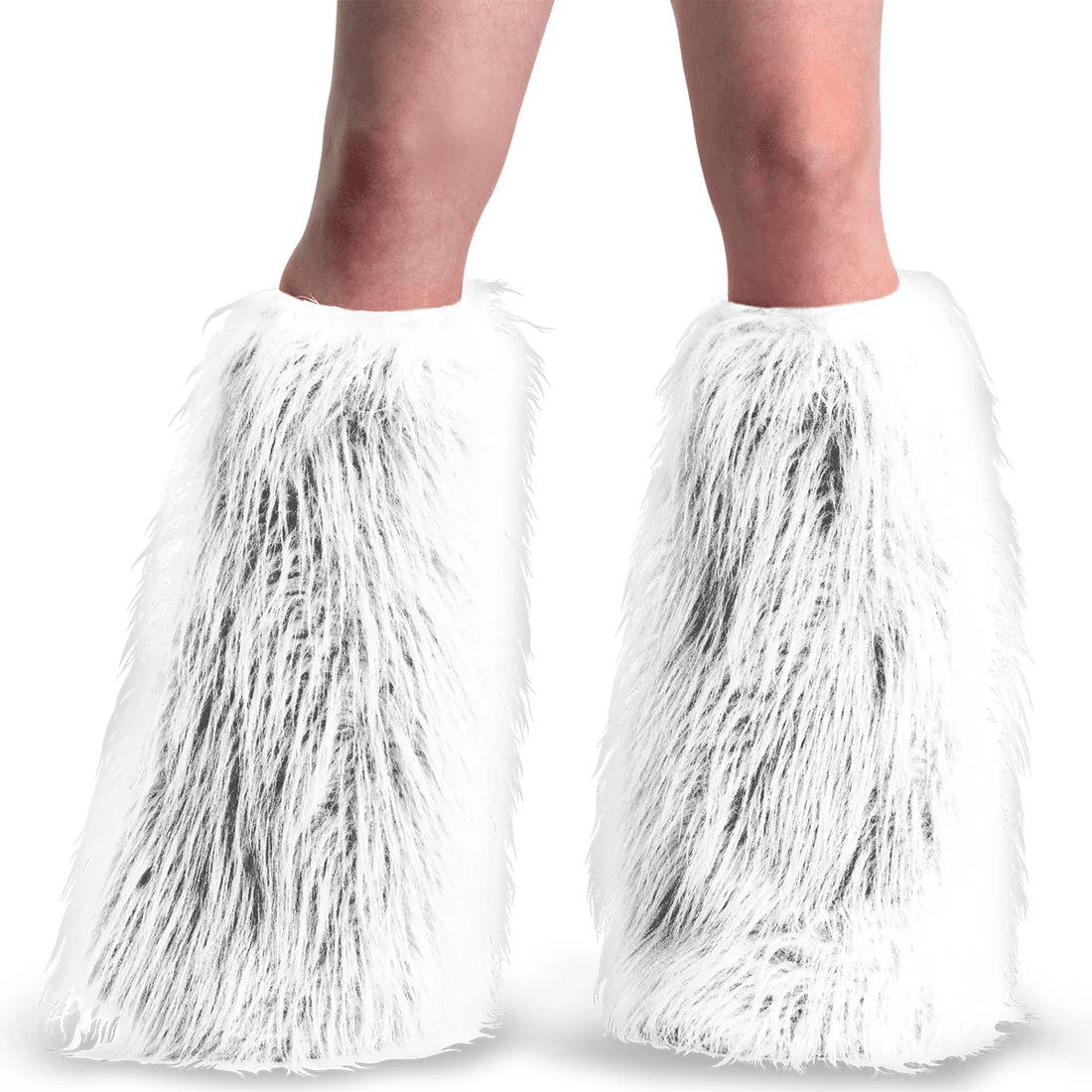 Demonia Cult Yeti-08 White Faux Fur
