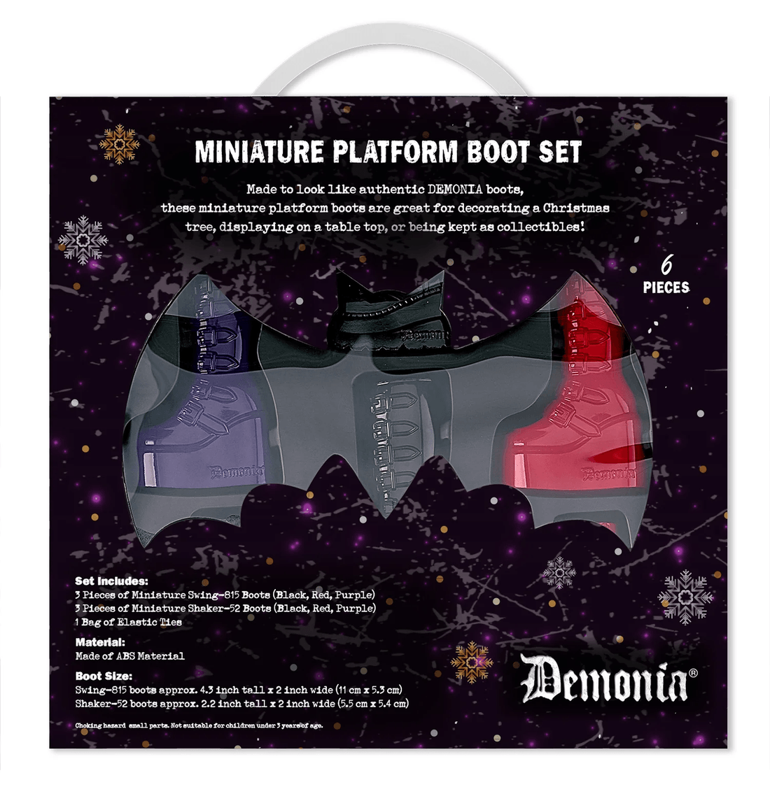 Demonia Cult Miniature Boots Ornament Set