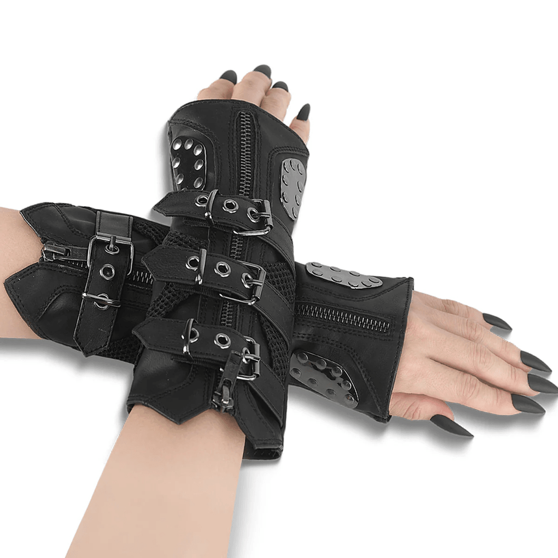 Demonia Cult Demonia Wrist Warmer (Pair) Black