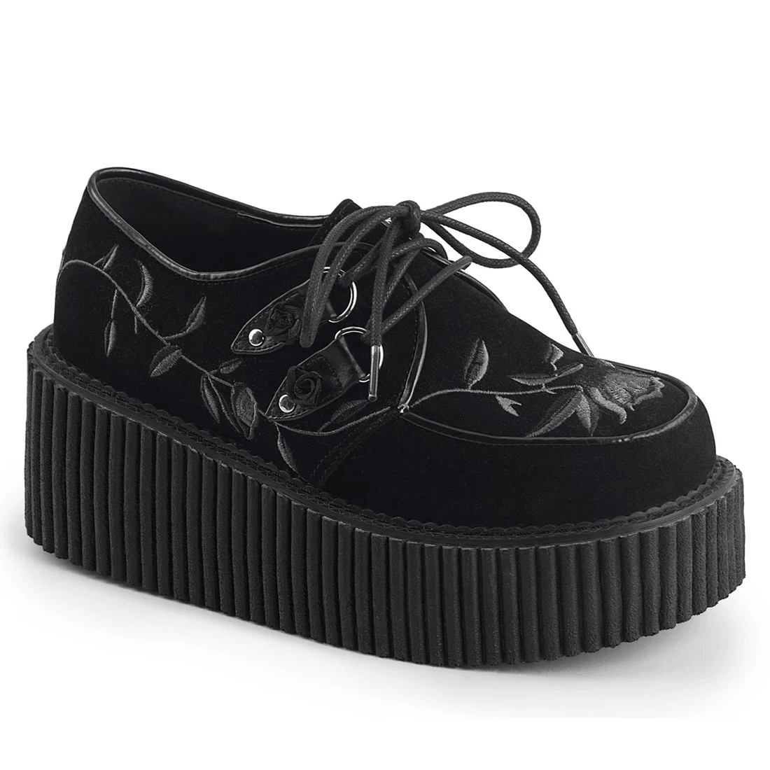 Demonia Cult Creeper-219 Black Velvet