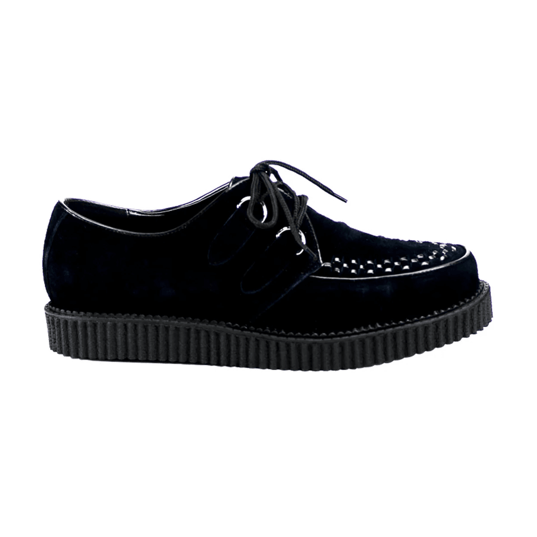 Demonia Cult Creeper-602S Black Suede