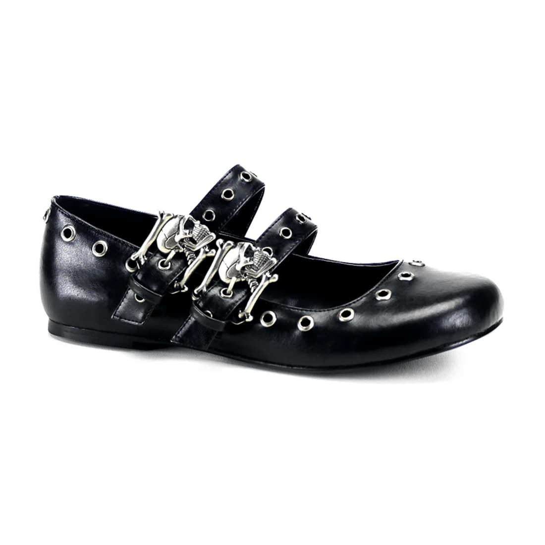 Demonia Cult Daisy-03 Black Vegan Leather