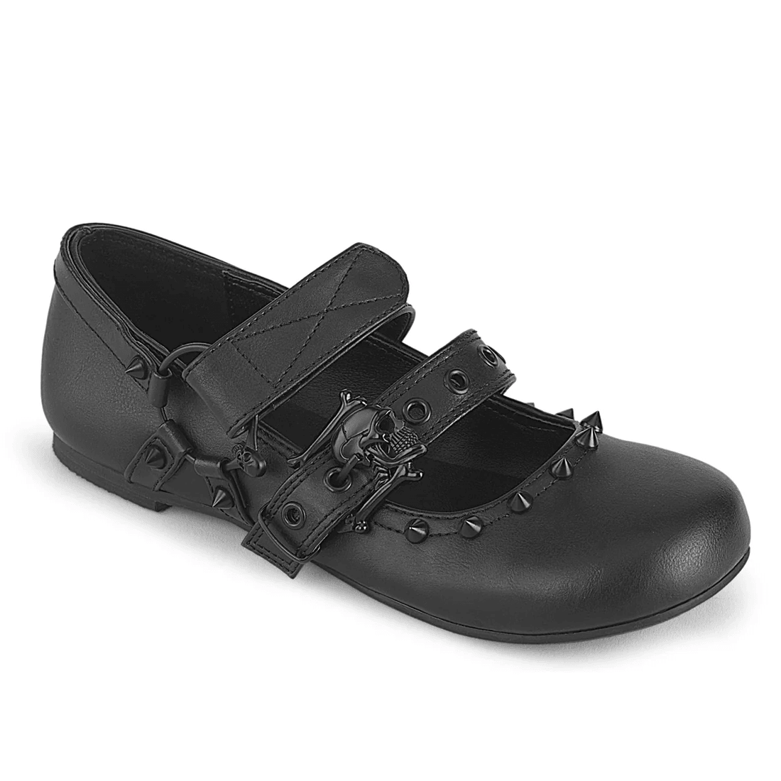 Demonia Cult Daisy-08 Black Vegan Leather