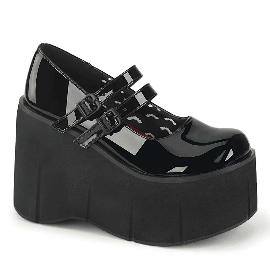 Demonia Cult Kera-08 Black Patent