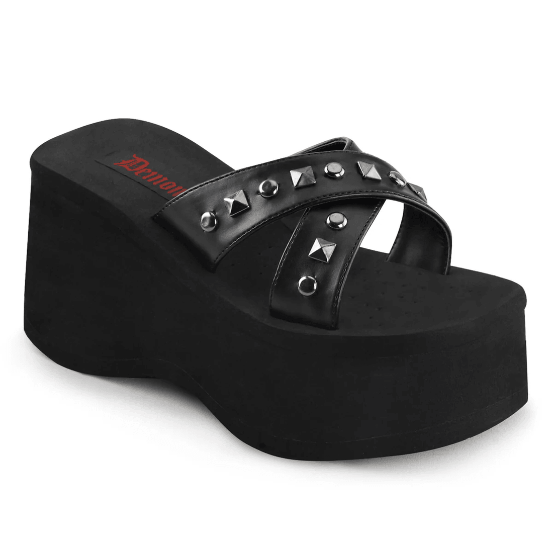 Demonia Cult Funn-29 Black Vegan Leather