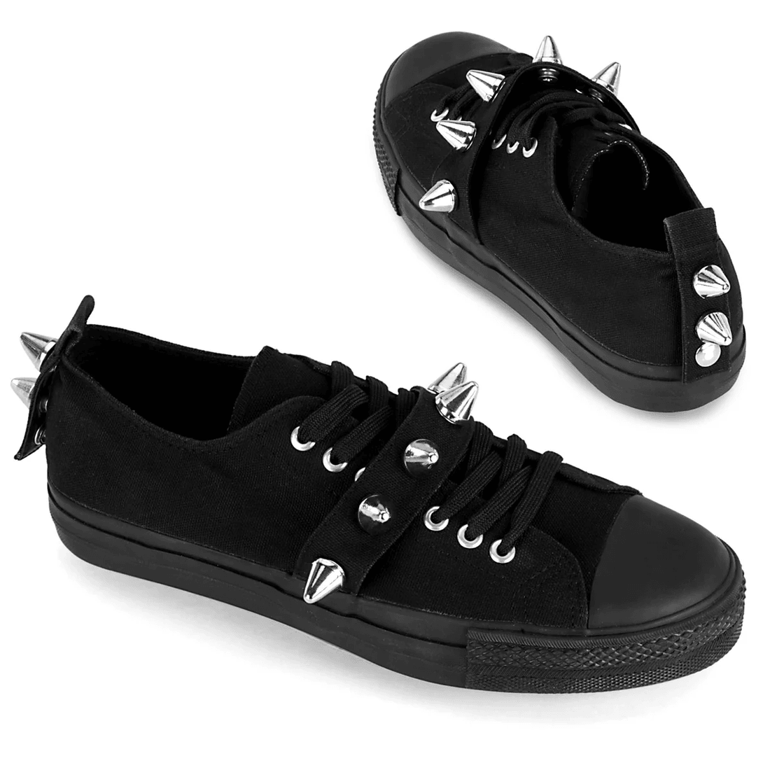 Demonia Cult Deviant-04 Black Canvas