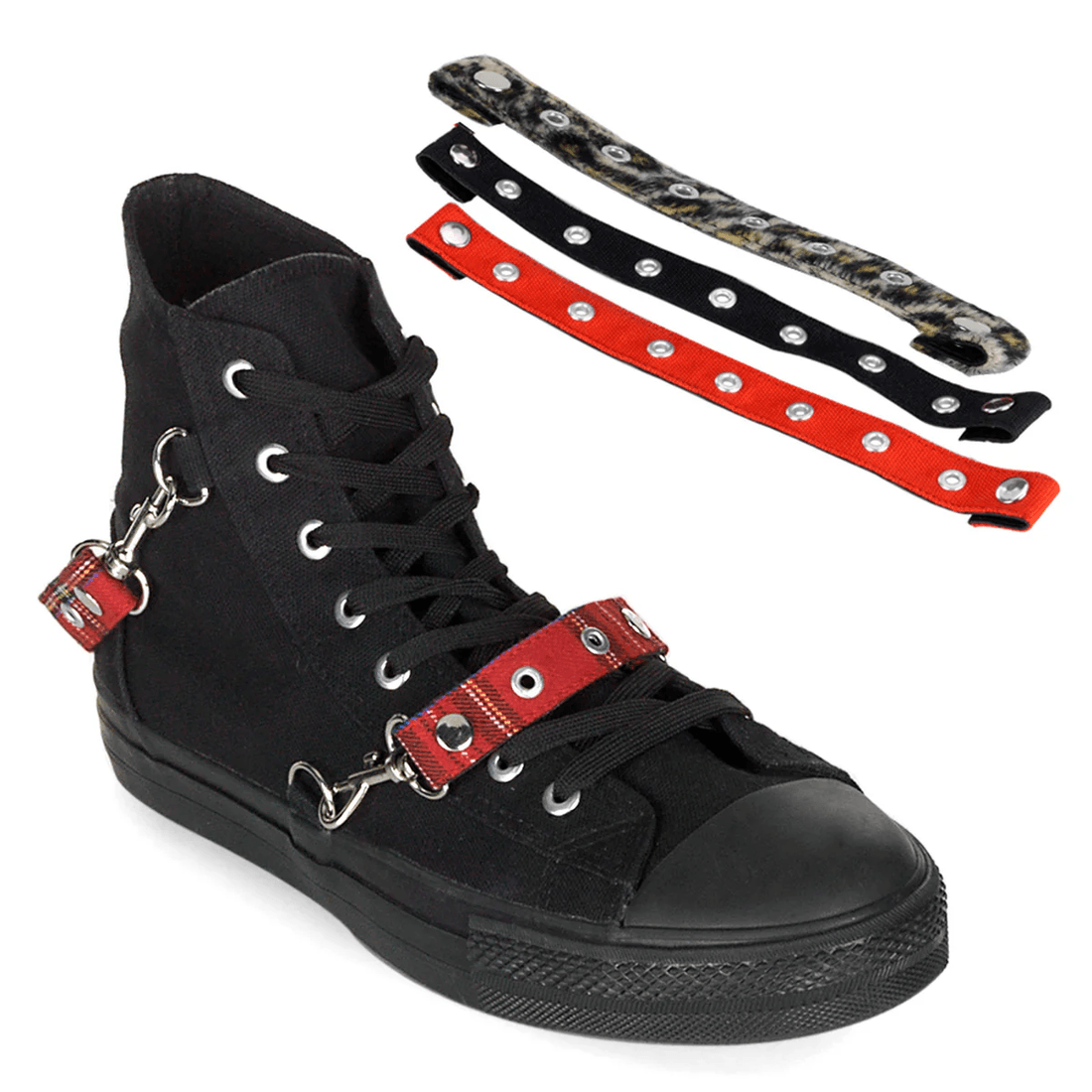 Demonia Cult Deviant-107 Black Canvas