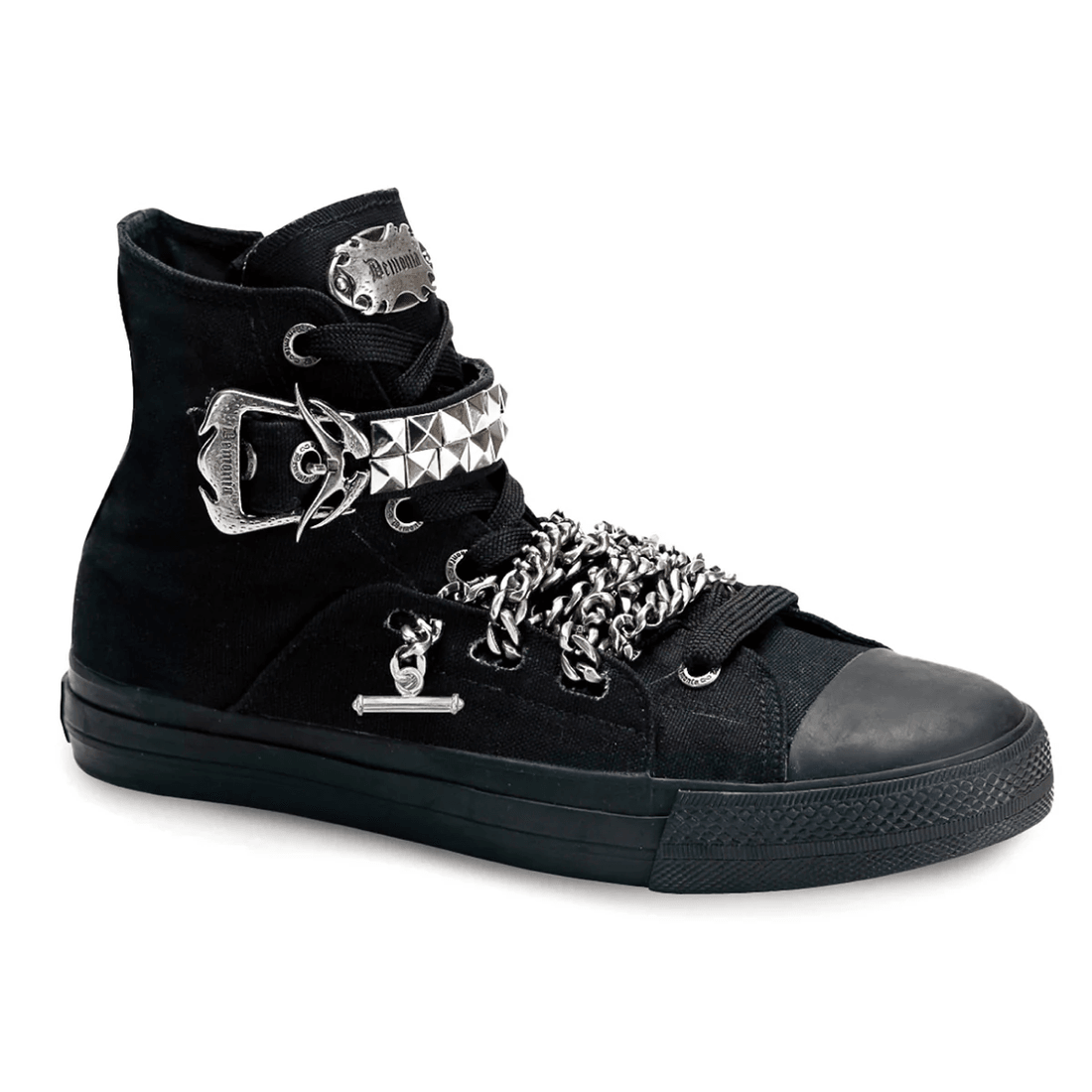 Demonia Cult Deviant-110 Black Canvas
