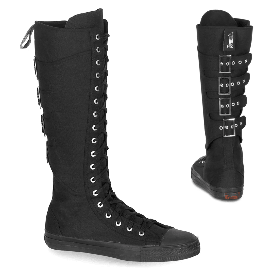 Demonia Cult Deviant-303 Black Canvas